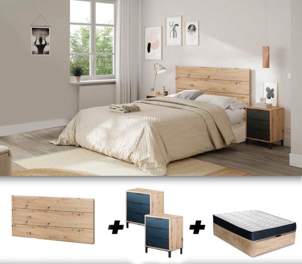 PACK DORMITORIO ENZO Mueblesweb Online
